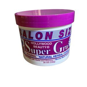 Hollywood Beauty Super Gro 25 oz -Original Natural Herbal Formula for Hair Care